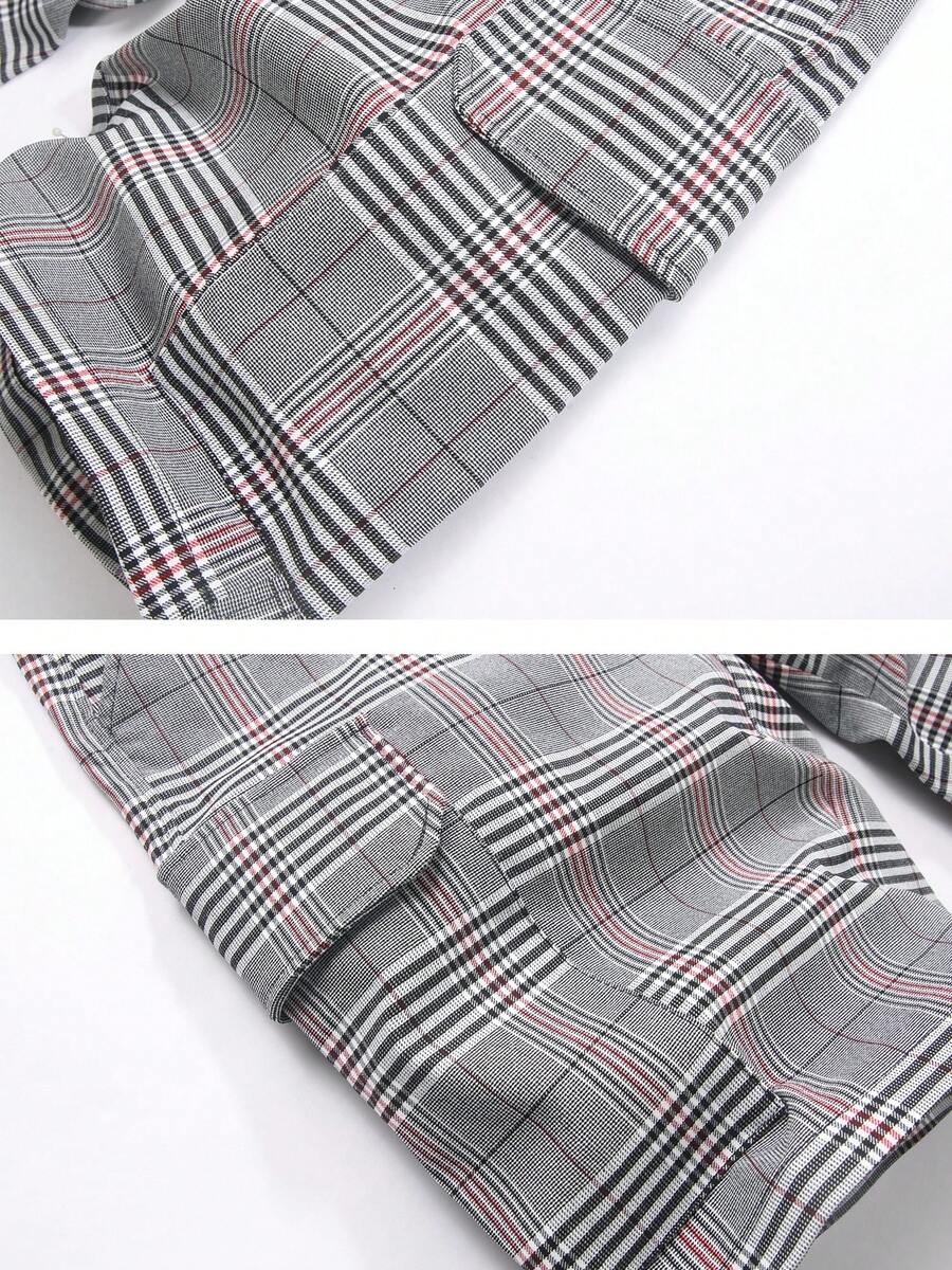 Shorts Chino Slim - Mens Slim Fit Stretch Plaid Dress