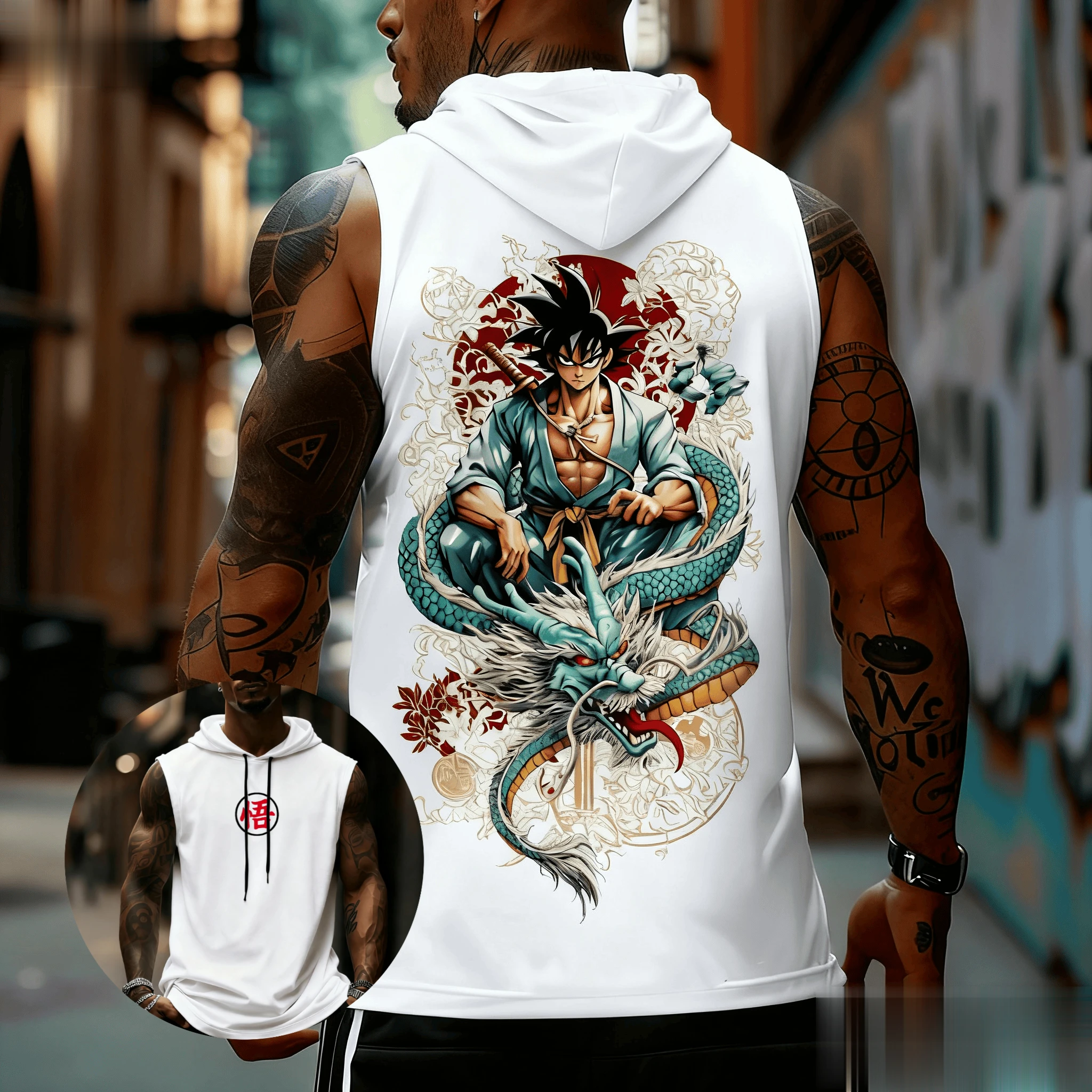 Tank Top Muscle - Dragon Ball Goku Anime Men Tank