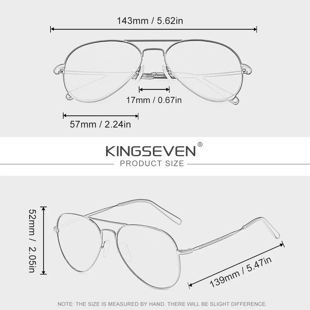 KINGSEVEN Men Polarized Sungla - Sunglasses Aviator Polarized ulasan dan harga