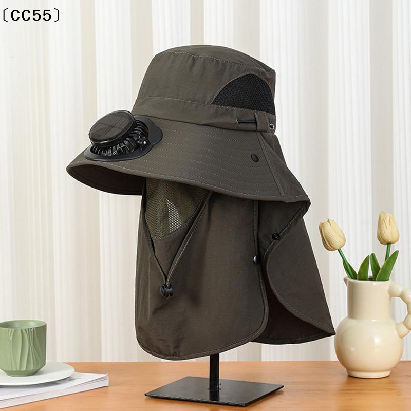 Men Fan Hat With Solar Panel W - Bucket Hat Straw ulasan dan harga