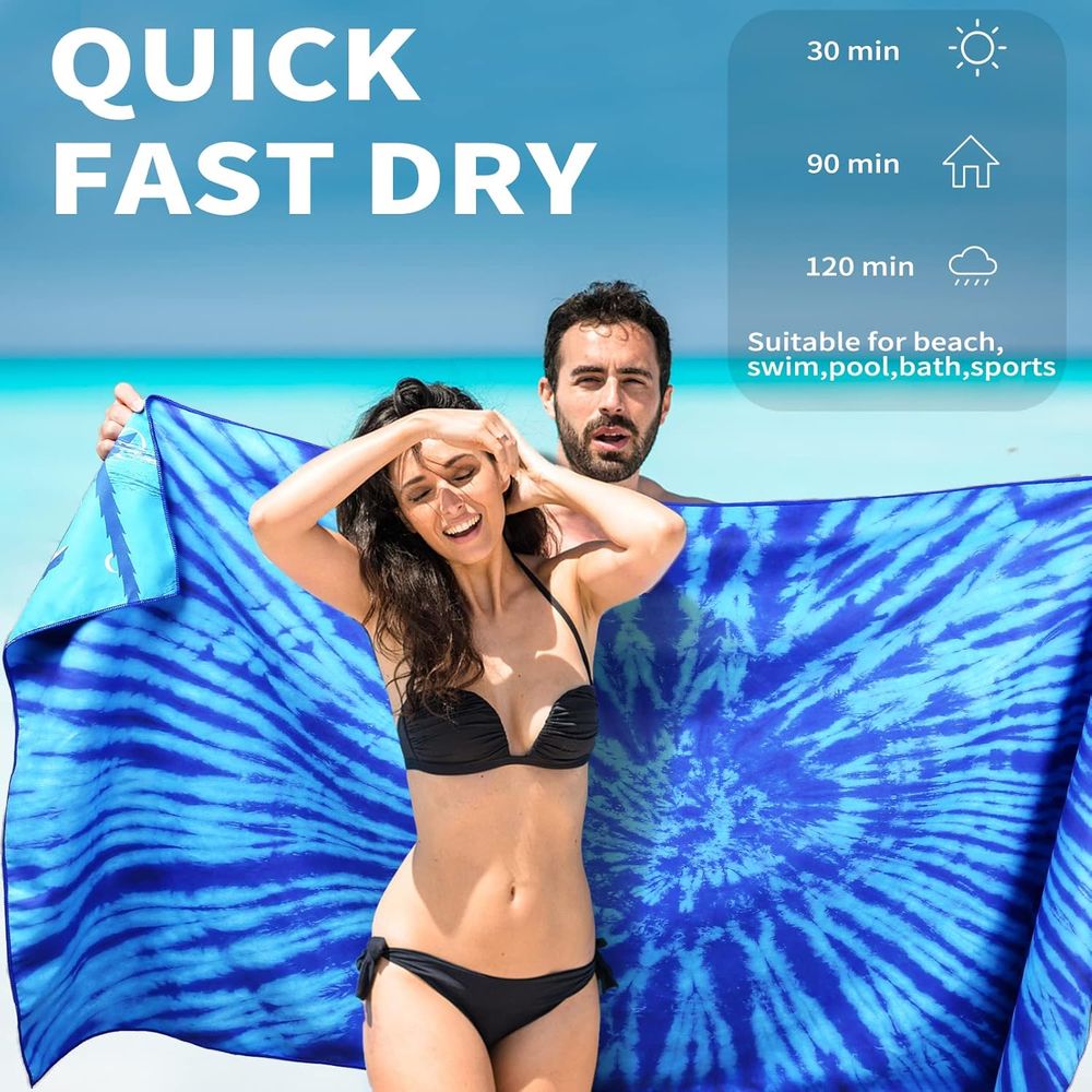 Lightweight Oversized 71x32 Be - Beach Towel Large ulasan dan harga