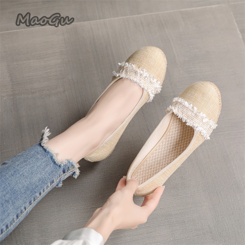 Women's Espadrille Wedges Shoe - Espadrille Slip On ulasan dan harga