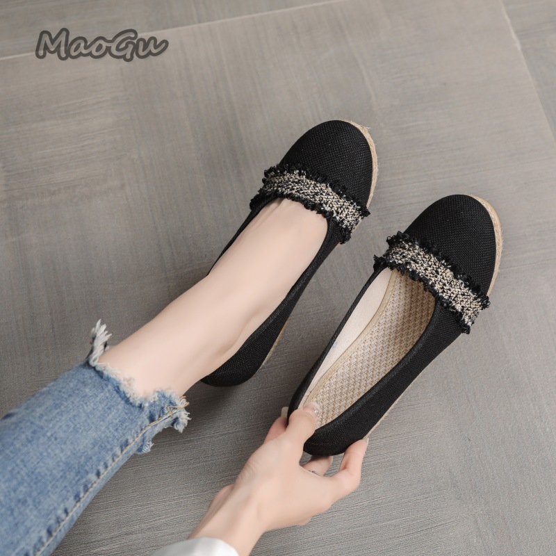Women's Espadrille Wedges Shoe - Espadrille Slip On ulasan dan harga