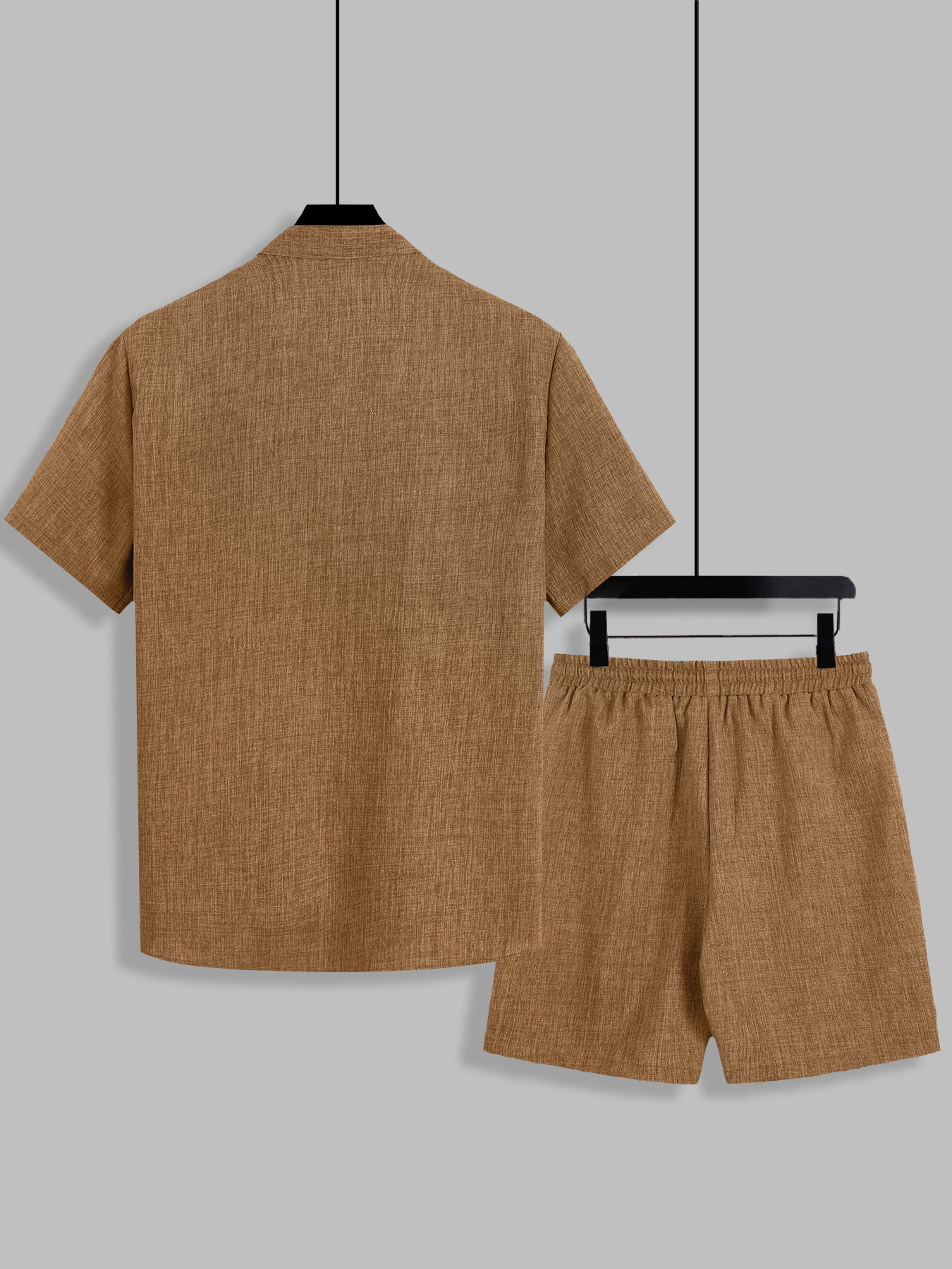 Summer Men's Cotton Linen Text - Linen Shirt Breathable ulasan dan harga