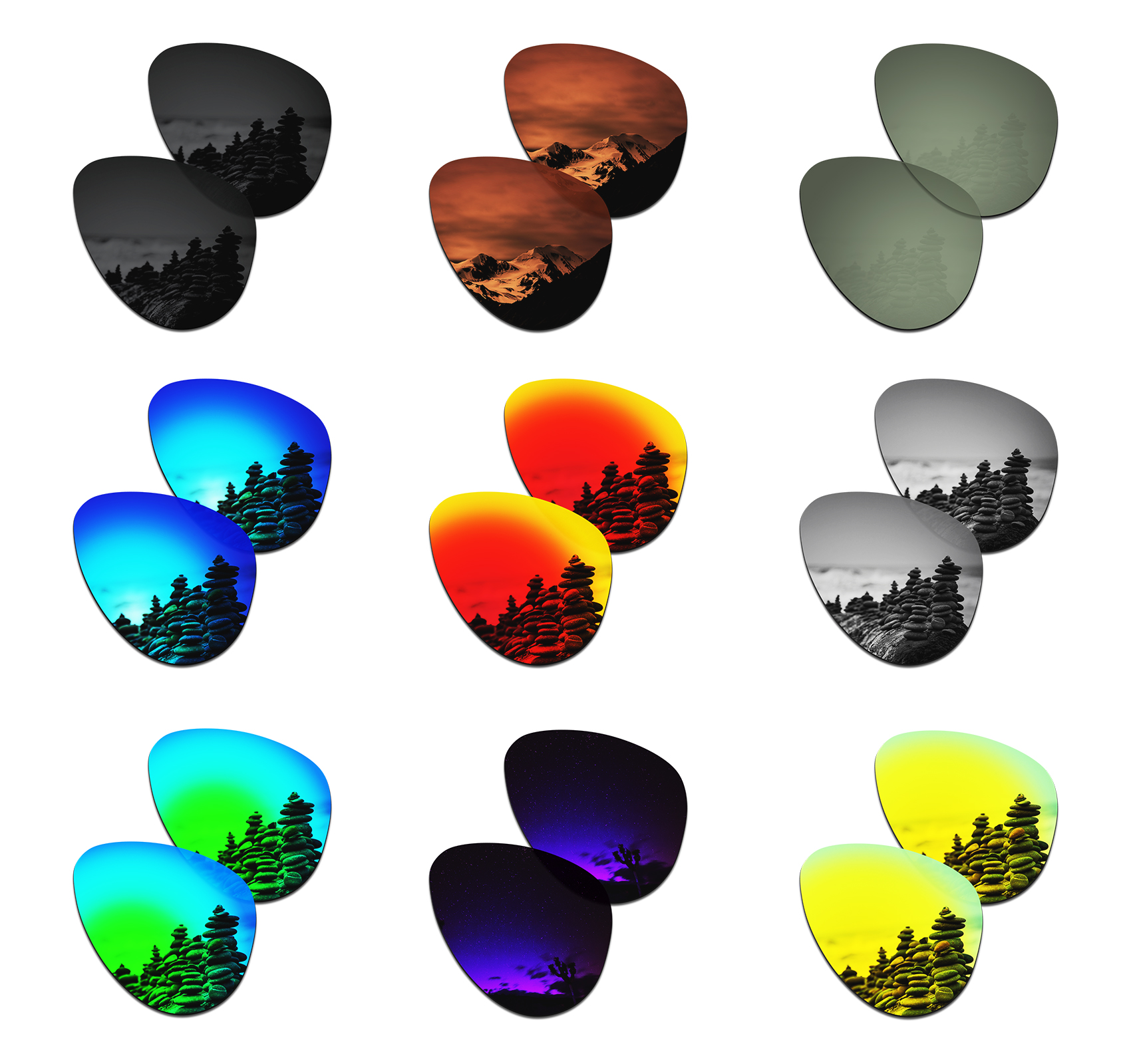 SmartVLT Polarized Replacement - Sunglasses Aviator Polarized ulasan dan harga