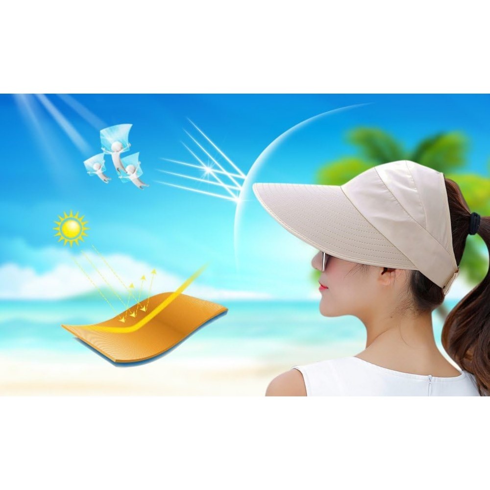 Sun Hats for Women Wide Brim U - Packable Hat Nylon ulasan dan harga