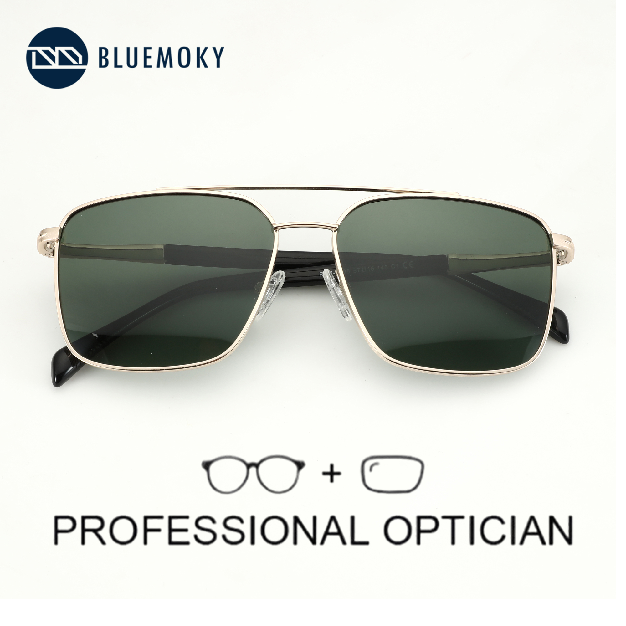BLUEMOKY L Size Fashion Metal  - Sunglasses Aviator Polarized ulasan dan harga
