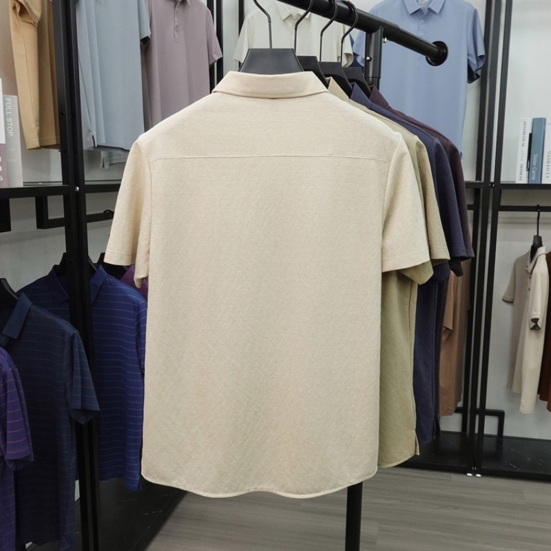 2026 New Men's Short Sleeve Po - Polo Shirt Pique ulasan dan harga