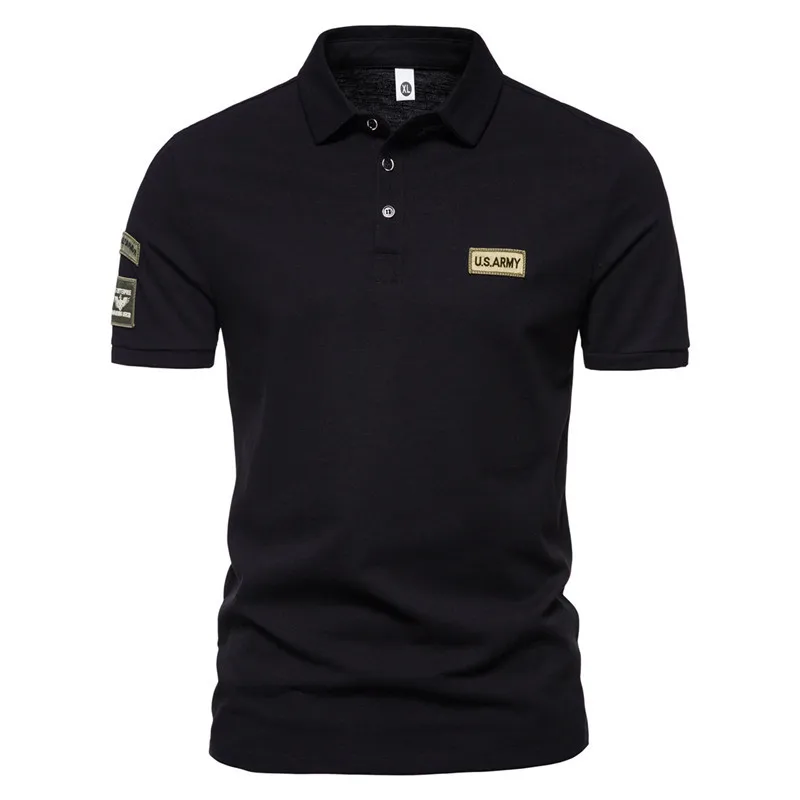 New Men Short Sleeve Tshirts S - Polo Shirt Pique ulasan dan harga