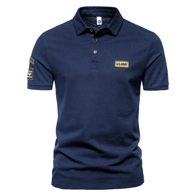 New Men Short Sleeve Tshirts S - Polo Shirt Pique ulasan dan harga