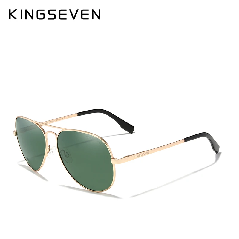 KINGSEVEN Men Vintage Aluminum - Sunglasses Aviator Polarized ulasan dan harga