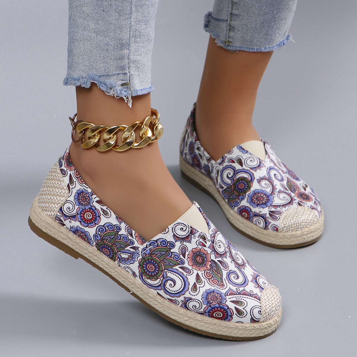 Spring new women's sports shoe - Espadrille Slip On ulasan dan harga