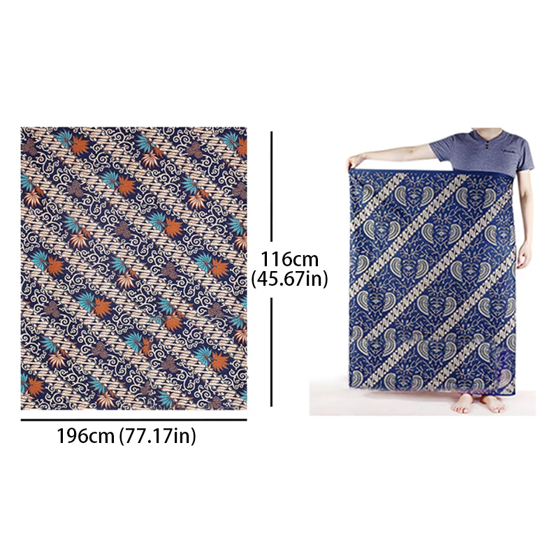 Batik Print Beach Sarong Wrap  - Sarong Men Wrap ulasan dan harga