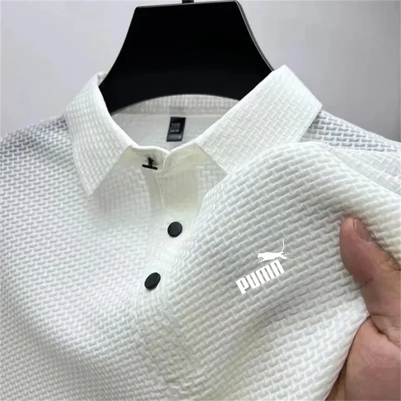 Summer Men's New High-quality  - Polo Shirt Pique ulasan dan harga