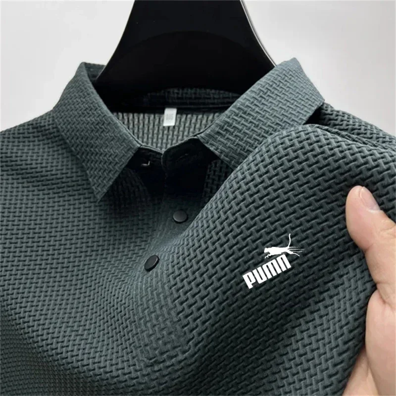 Summer Men's New High-quality  - Polo Shirt Pique ulasan dan harga