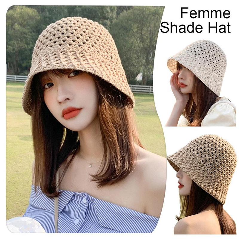 New Girls Sun Hat Wide Brim Fl - Bucket Hat Straw ulasan dan harga