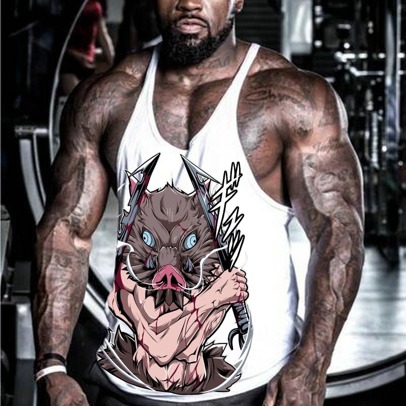 GYM Mens Tank Top Summer Brand - Tank Top Muscle ulasan dan harga