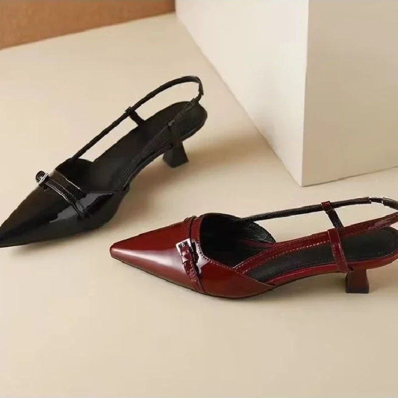 Women Sandals Fashion Pointed  - Casual Sandal Leather ulasan dan harga