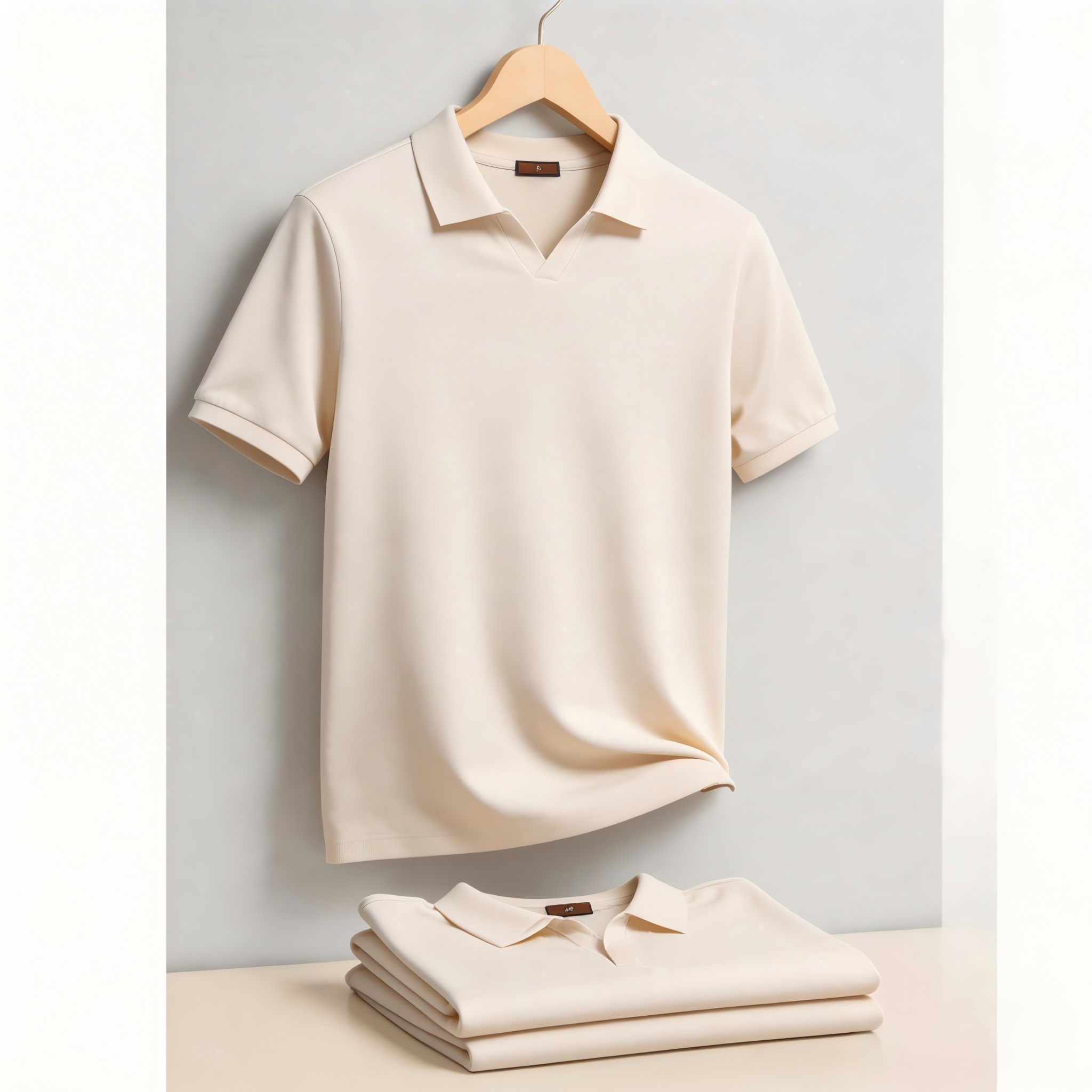 AIOPESON Men's Breathable Silk - Polo Shirt Pique ulasan dan harga