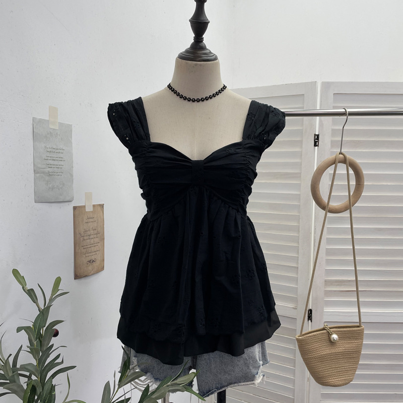 Elegant Resort Style Strap Ves - Resort Shirt Floral ulasan dan harga