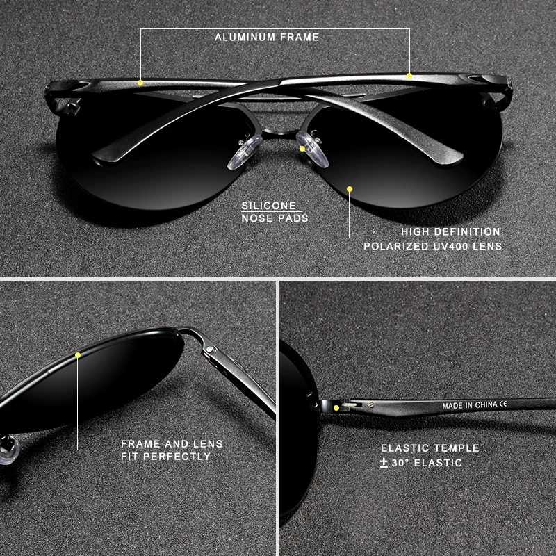 KINGSEVEN  Rimless Pilot Sungl - Sunglasses Aviator Polarized ulasan dan harga