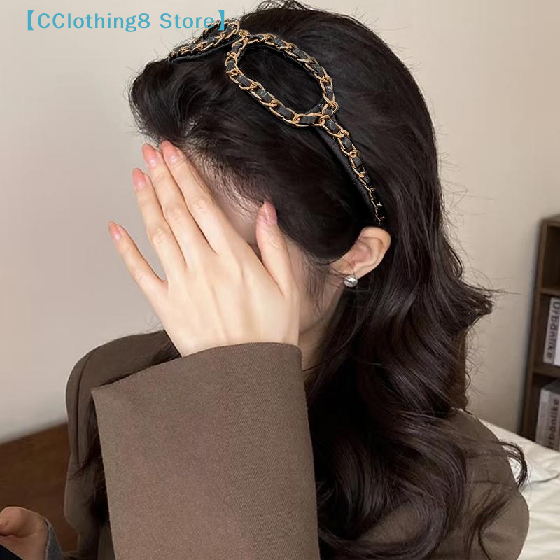 Vintage Chain Leather Headband - Sunglass Retainer Cord ulasan dan harga