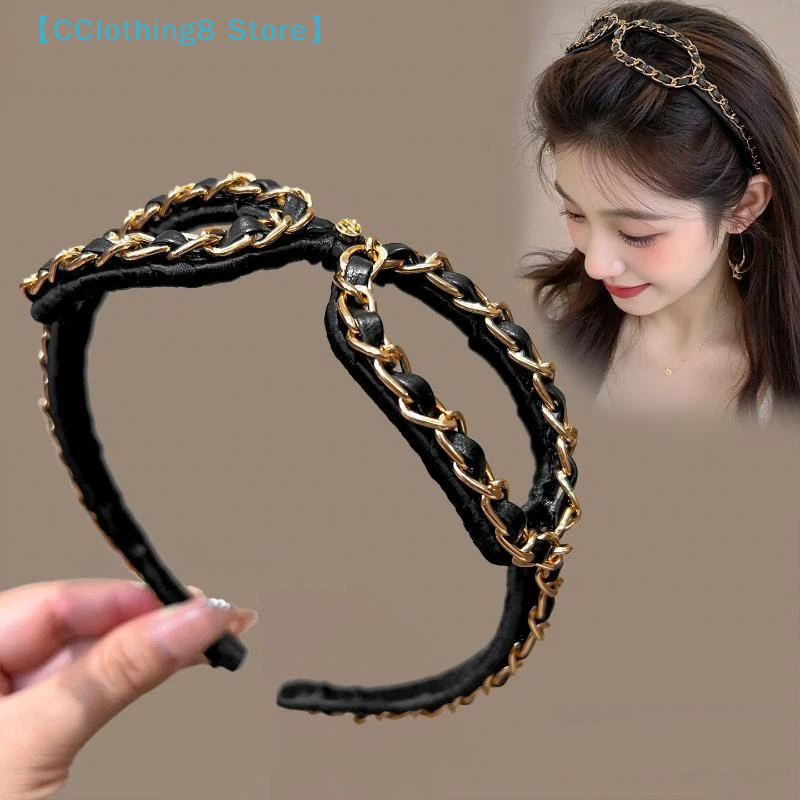 Vintage Chain Leather Headband - Sunglass Retainer Cord ulasan dan harga