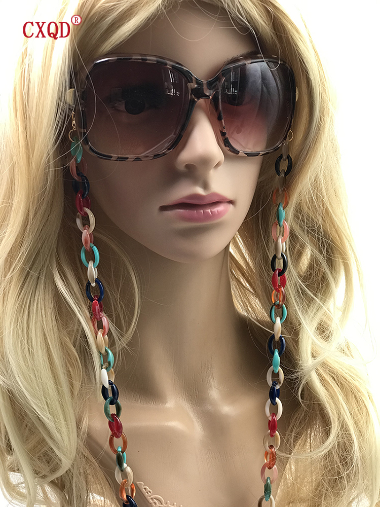Fashion Women Acrylic Eyeglass - Sunglass Retainer Cord ulasan dan harga