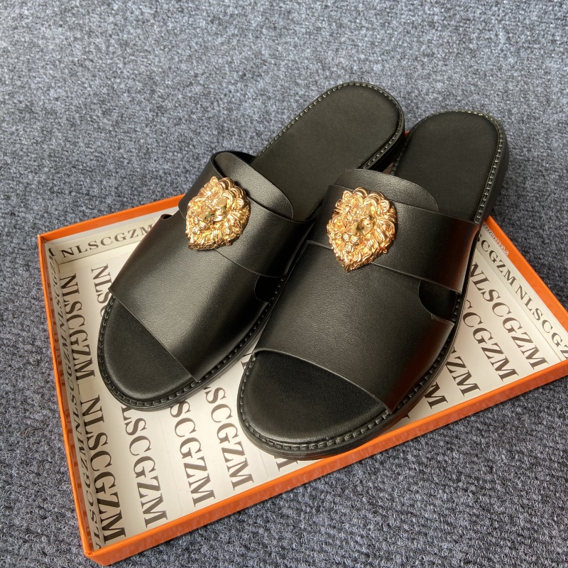 size 38-48 original shoes bran - Flip Flop Leather Men ulasan dan harga
