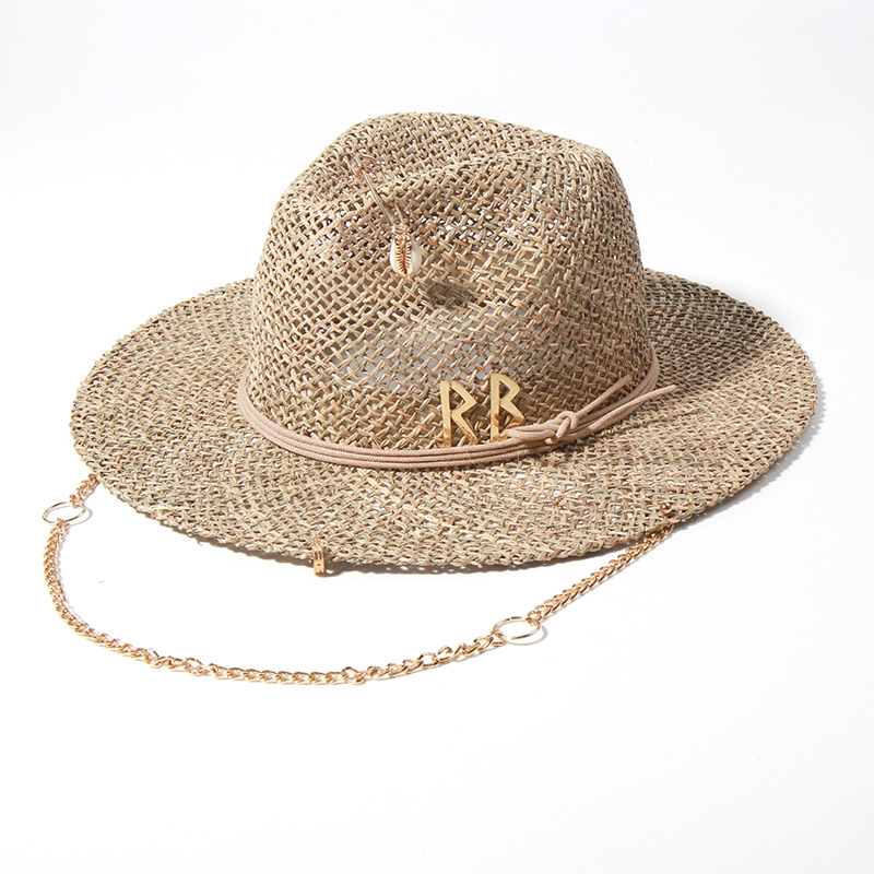 Hot sales New European and Ame - Bucket Hat Straw ulasan dan harga