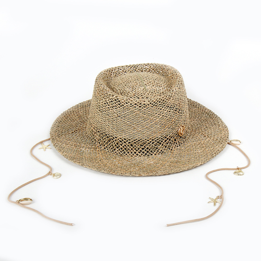 Hot sales New European and Ame - Bucket Hat Straw ulasan dan harga