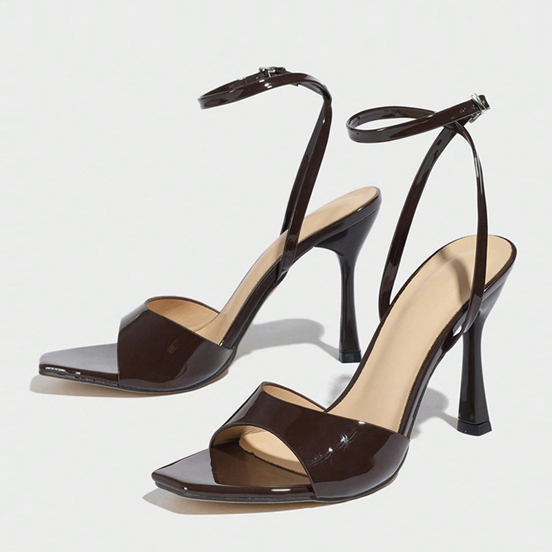 Liyke New Fashion Square Open  - Casual Sandal Leather ulasan dan harga