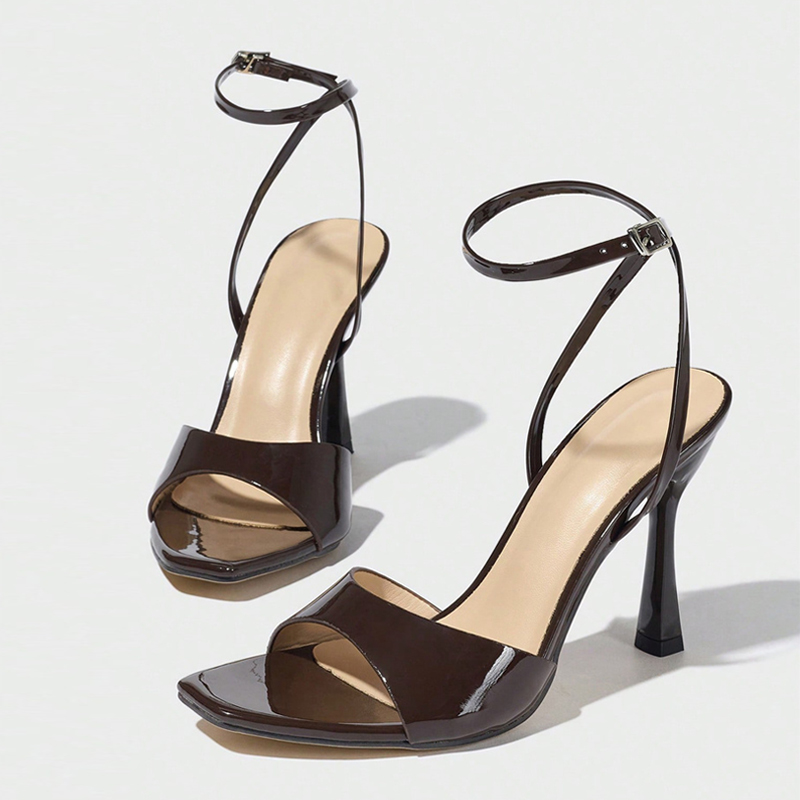 Liyke New Fashion Square Open  - Casual Sandal Leather ulasan dan harga