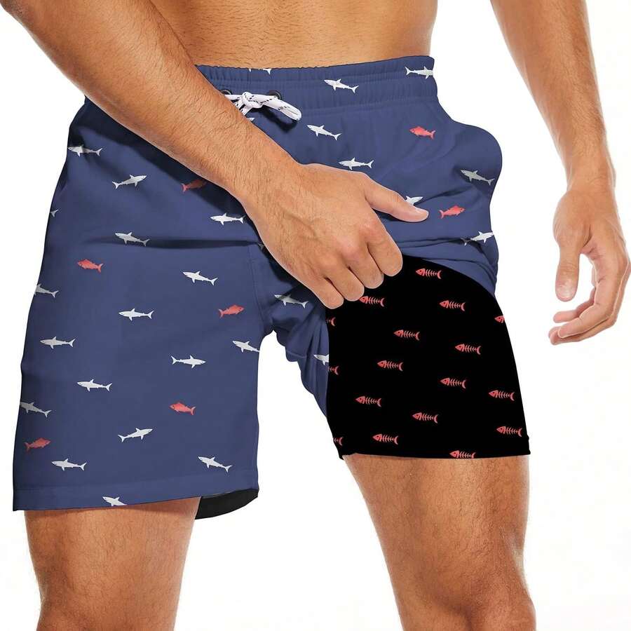 Mens Quick Dry Swim Trunks Wit - Swim Trunk Quick Dry ulasan dan harga
