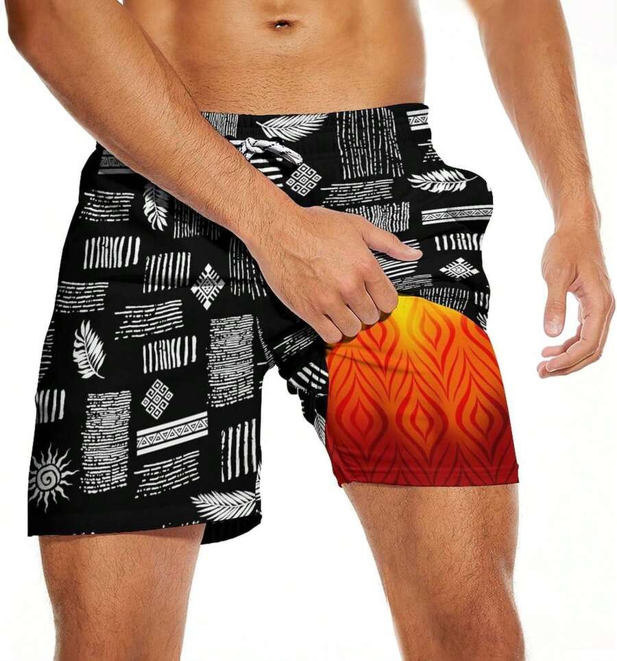 Mens Quick Dry Swim Trunks Wit - Swim Trunk Quick Dry ulasan dan harga