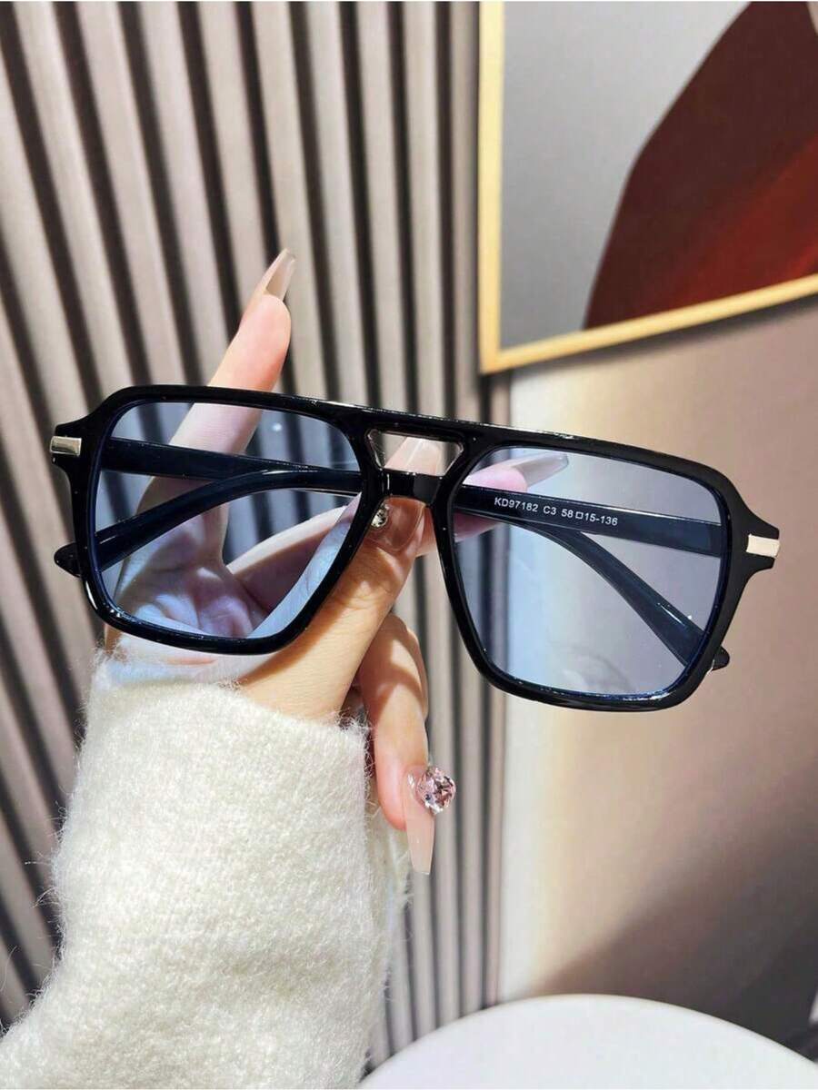 Fashion Double Bridge Aviator  - Sunglasses Aviator Polarized ulasan dan harga