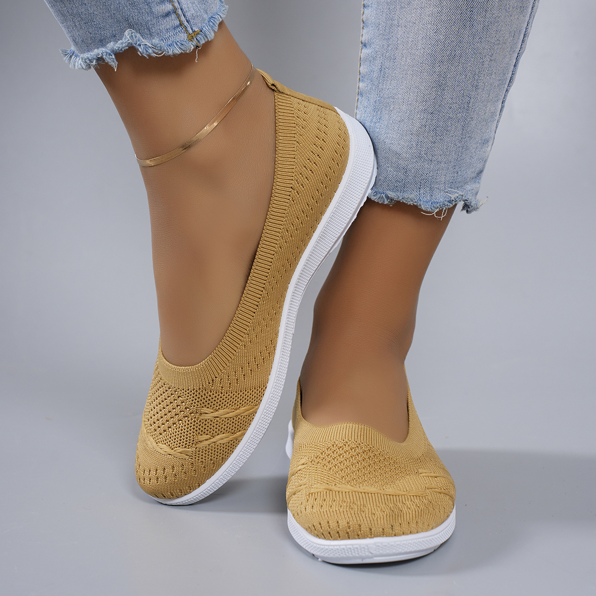 Women's summer breathable mesh - Espadrille Slip On ulasan dan harga