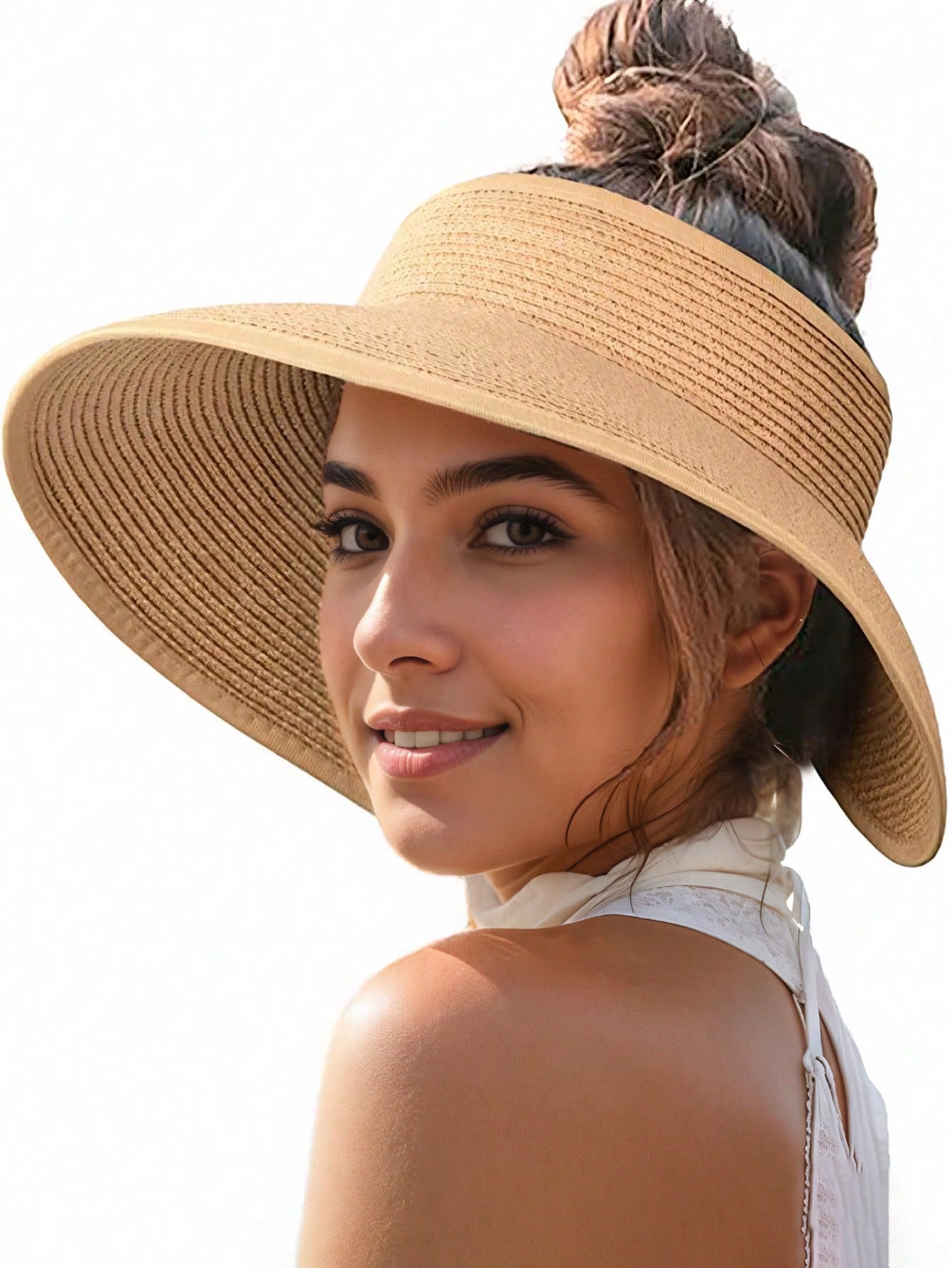 Sun Visor Hats For Women Wide  - Packable Hat Nylon ulasan dan harga