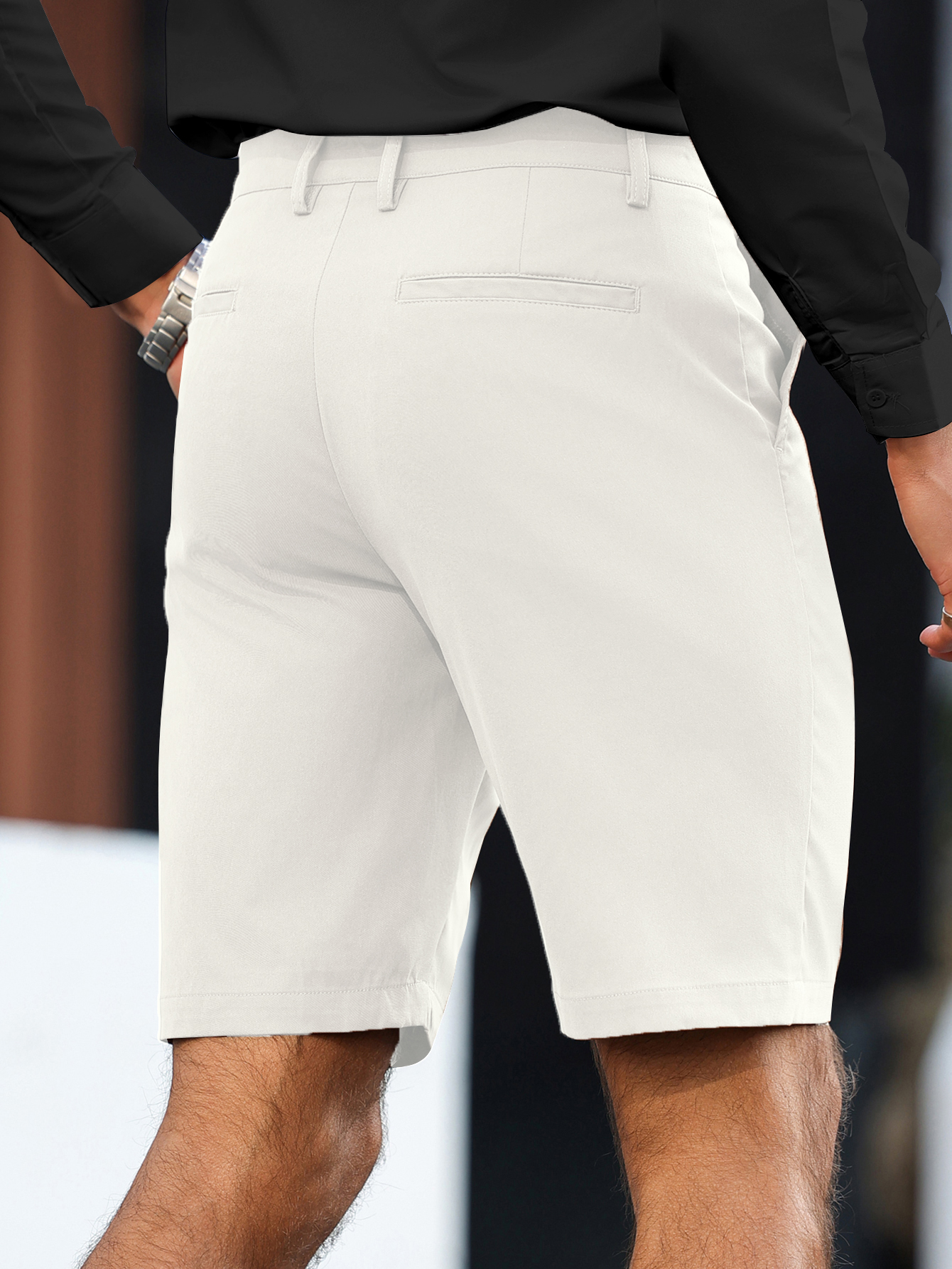 Men's Summer Stretch Chino Sho - Shorts Chino Slim ulasan dan harga
