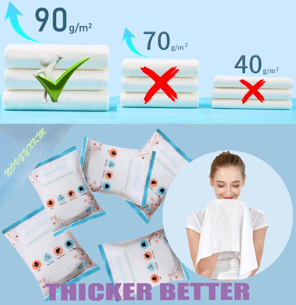 6 Packs Large Compressed Towel - Beach Towel Large ulasan dan harga