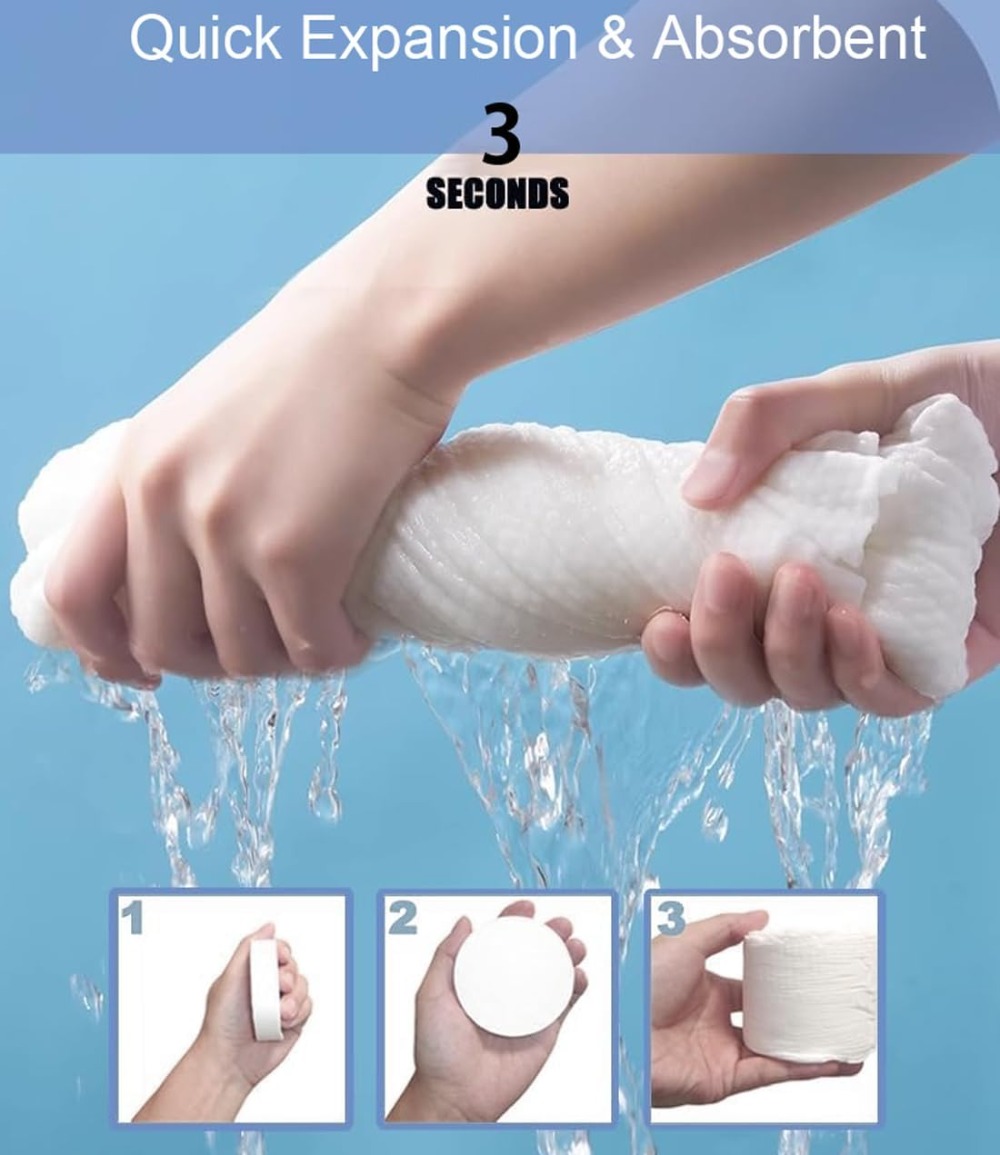 6 Packs Large Compressed Towel - Beach Towel Large ulasan dan harga