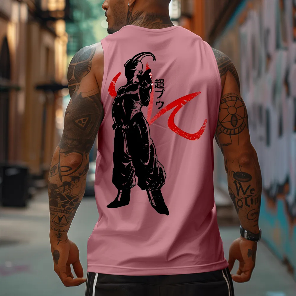 Majin Buu Dragon Ball Anime Pr - Tank Top Muscle ulasan dan harga