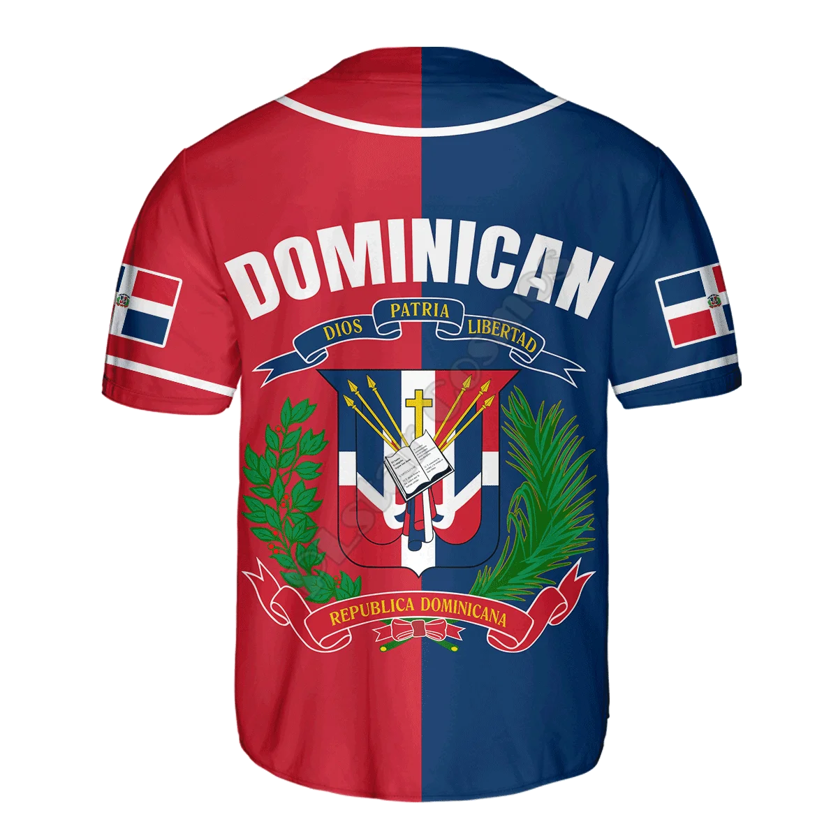 Dominican Half & Half Customiz - Shirt Camp Collar ulasan dan harga