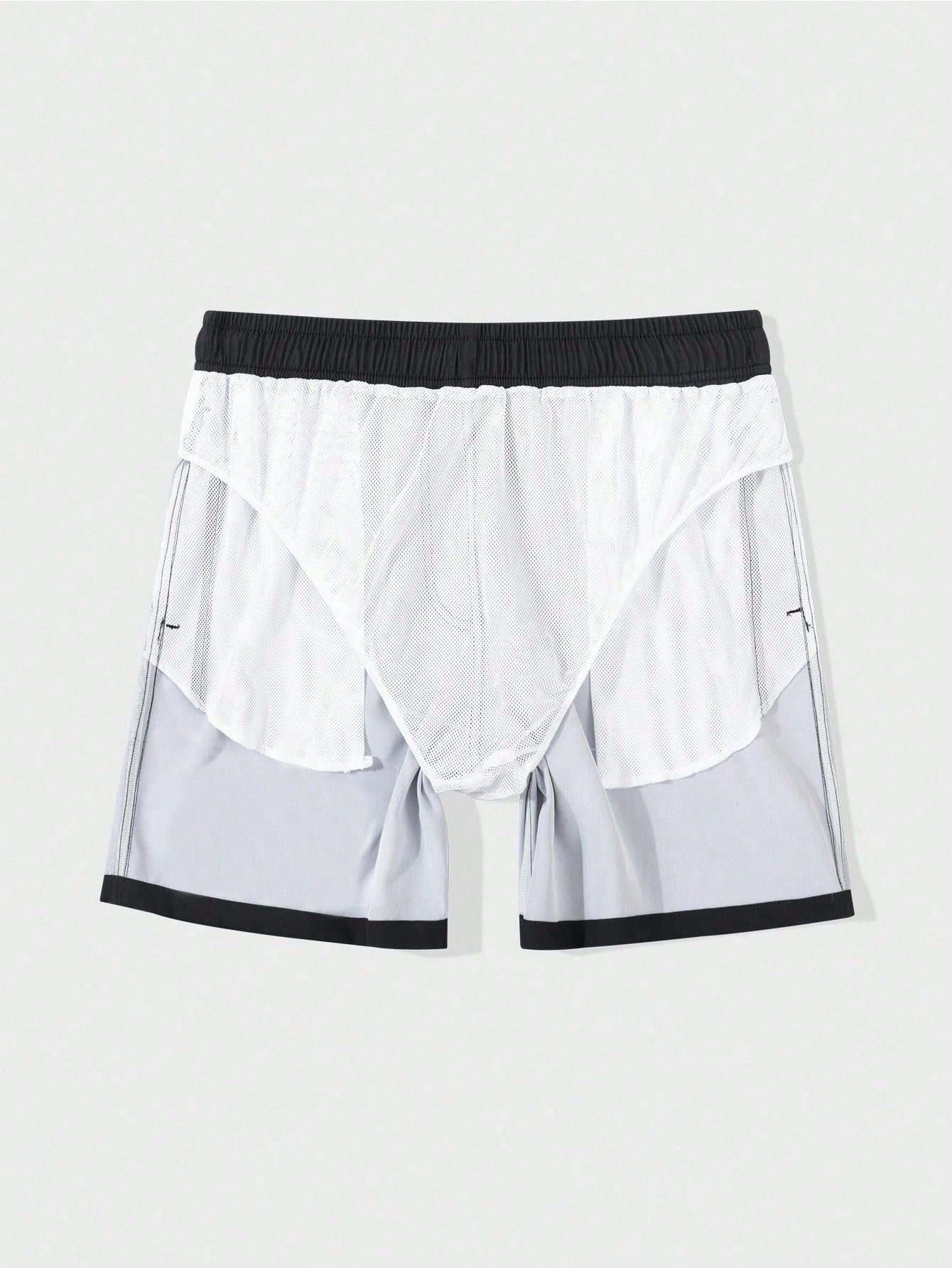 Men's Black Beach Shorts With  - Swim Trunk Quick Dry ulasan dan harga