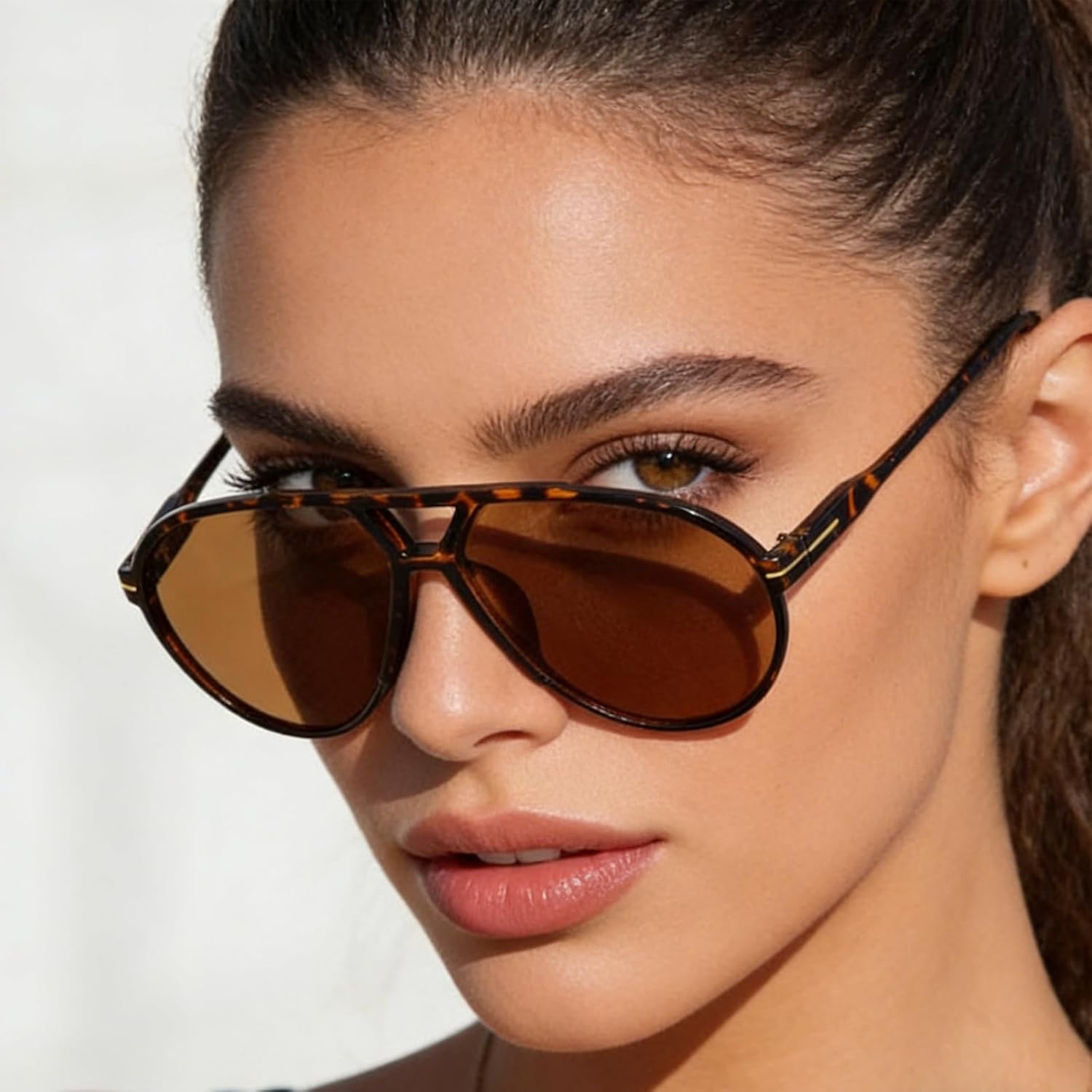 70s Retro Aviator Sunglasses,  - Sunglasses Aviator Polarized ulasan dan harga