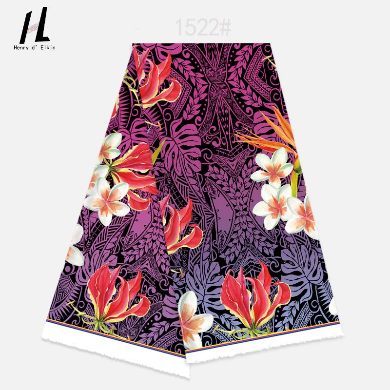 Hawaiian Tropical Floral Fabri - Resort Shirt Floral ulasan dan harga