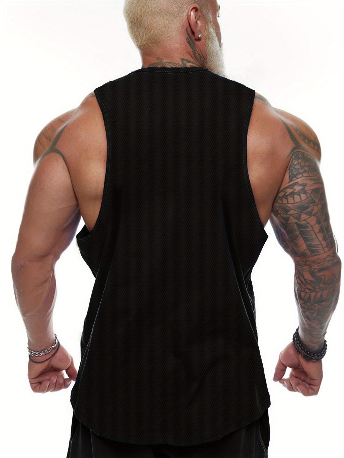 Muscle Lion Barbell Print Men' - Tank Top Muscle ulasan dan harga