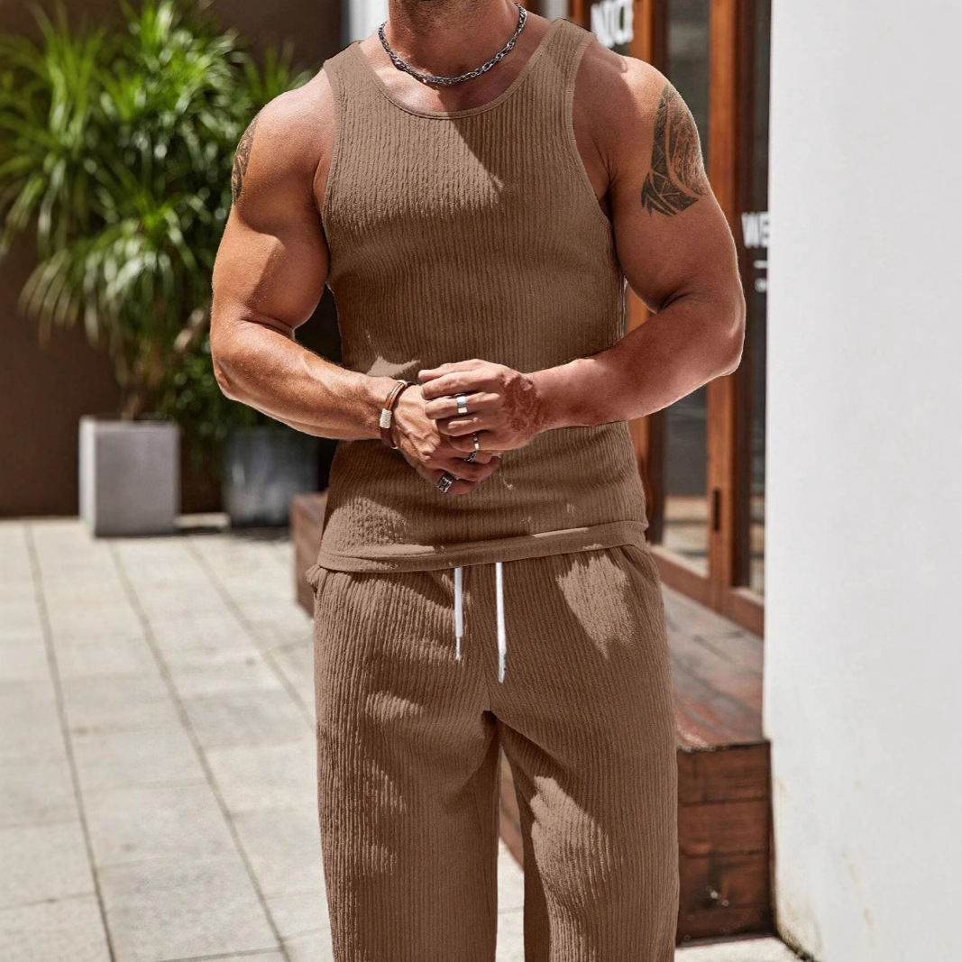 2026 Spring Summer Men's Slim  - Tank Top Muscle ulasan dan harga