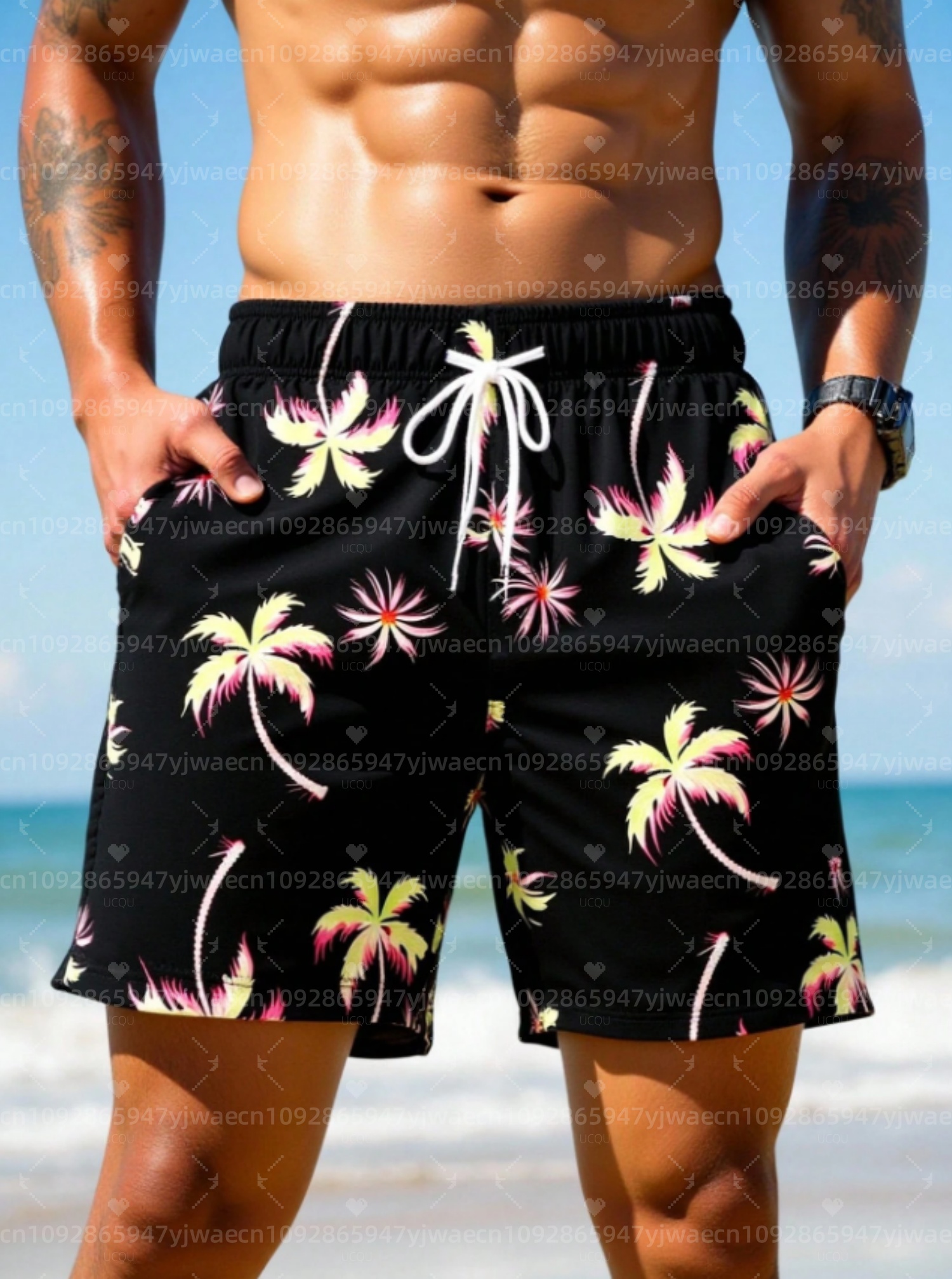 Summer Men Board Surf Shorts H - Trunks Board Surf ulasan dan harga