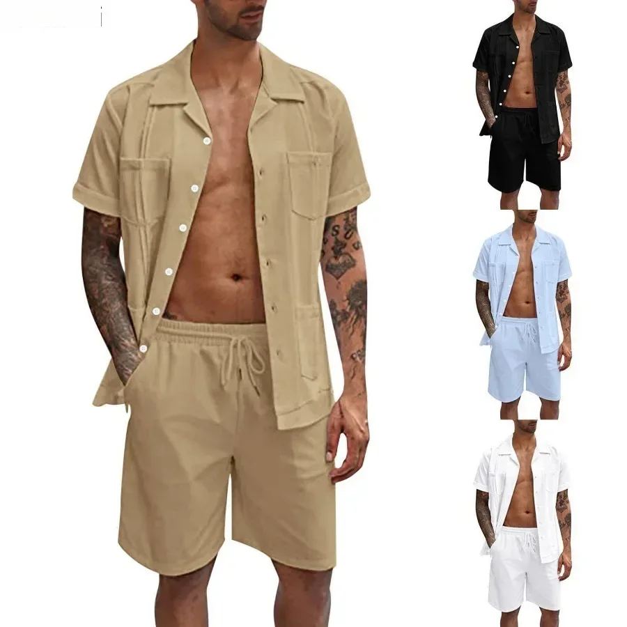 New Men's Summer Casual Sport  - Short Linen Drawstring ulasan dan harga